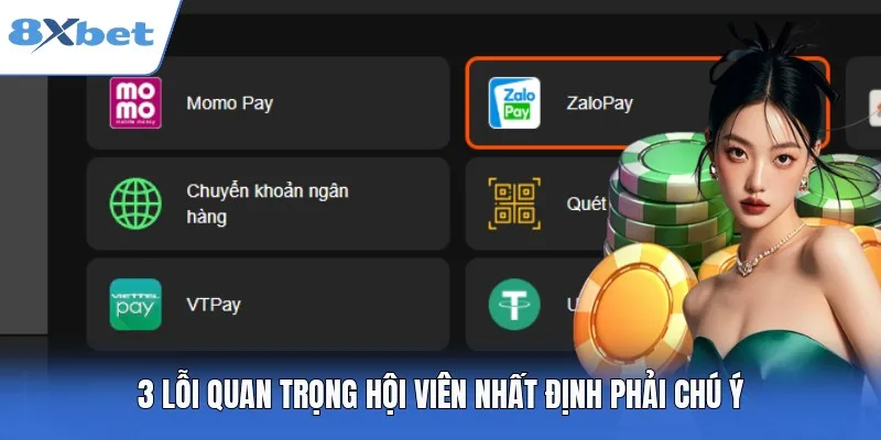 3 lỗi quan trọng hội viên nhất định phải chú ý